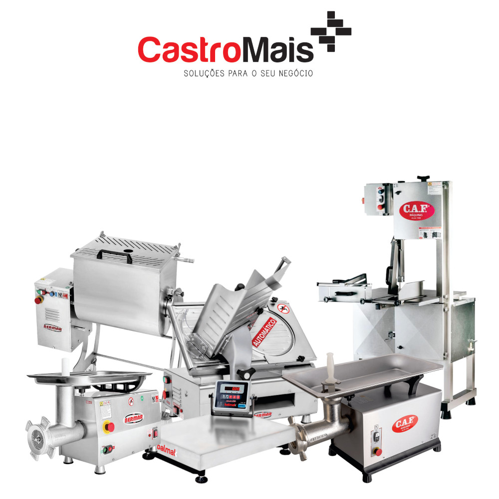 Equipamentos para diversos setores, de picadores à refrigeradores, vamos deixar seu negócio mais moderno.